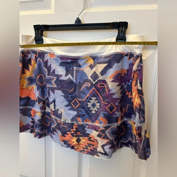 Sofibella UV Colors Doubles 13 Inch Womens Tennis Skirt Size Large - Picture 7 of 8